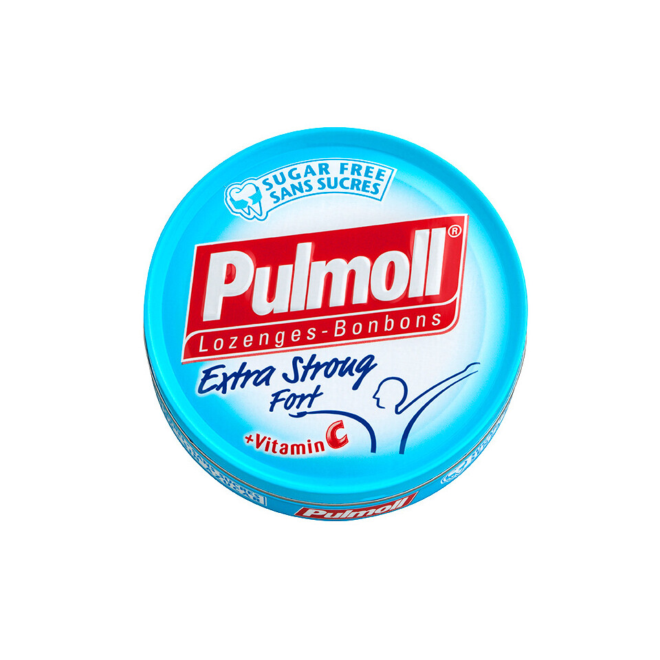Pulmoll Extra Strong Fort Sugarfree 45g