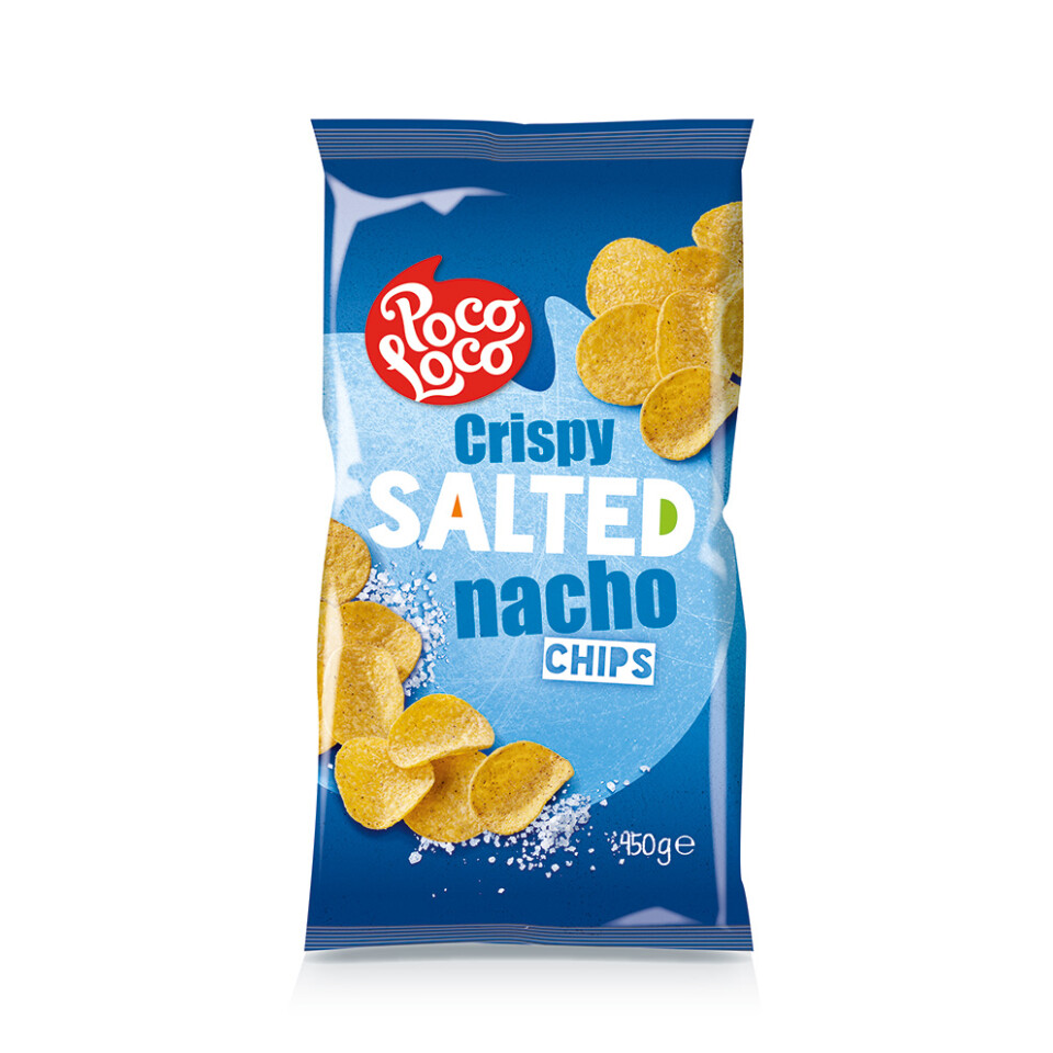 450g Nacho Chips Plain Round